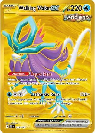 Walking Wake ex - 215/162 (215) [SV05: Temporal Forces] Holofoil - Deck Out Gaming