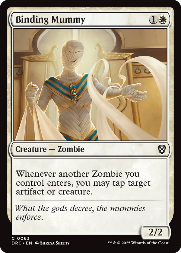 Binding Mummy (63) [Commander: Aetherdrift] - Deck Out Gaming