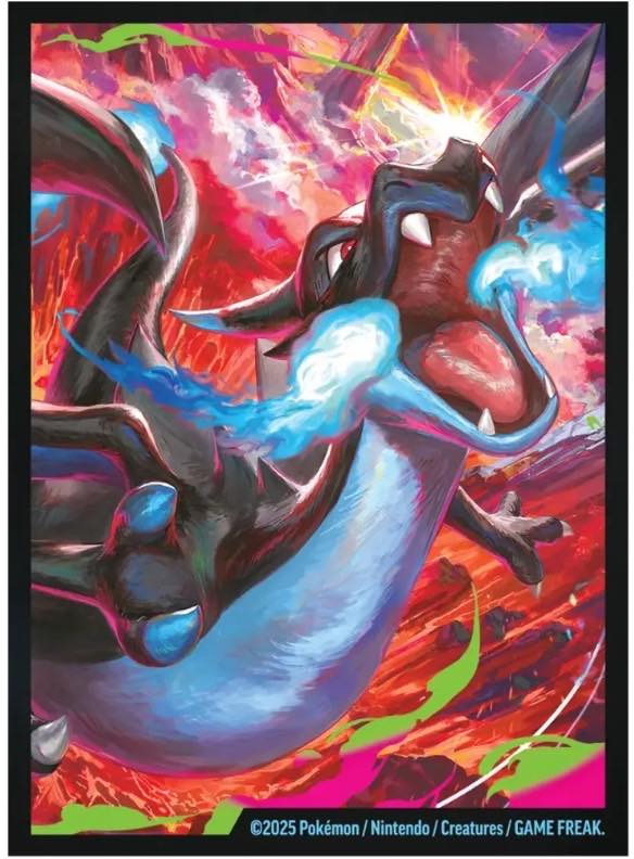 Mega Charizard X Ultra Premium Collection Card Sleeves - 65 Count