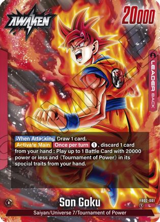 Son Goku - FB02-001 (FB02-001) [Blazing Aura] - Deck Out Gaming