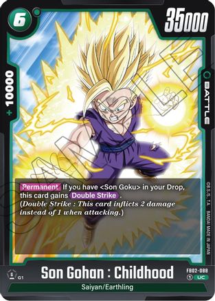 Son Gohan : Childhood - FB02-088 (FB02-088) [Blazing Aura] - Deck Out Gaming