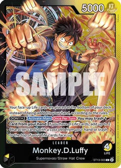 Monkey.D.Luffy (003) (ST13-003) [Ultra Deck: The Three Brothers] Foil - Deck Out Gaming