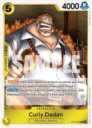 Curly.Dadan (ST13-006) [Ultra Deck: The Three Brothers] Foil