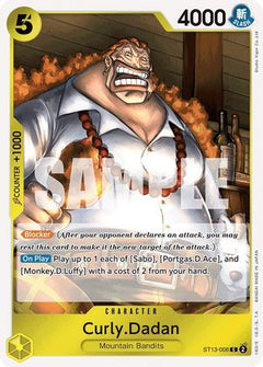 Curly.Dadan (ST13-006) [Ultra Deck: The Three Brothers] Foil - Deck Out Gaming