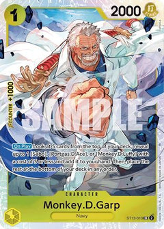 Monkey.D.Garp (ST13-013) [Ultra Deck: The Three Brothers] Foil - Deck Out Gaming