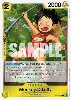 Monkey.D.Luffy (014) (ST13-014) [Ultra Deck: The Three Brothers] Foil - Deck Out Gaming