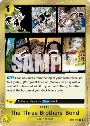 The Three Brothers' Bond (ST13-019) [Ultra Deck: The Three Brothers] Foil - Deck Out Gaming