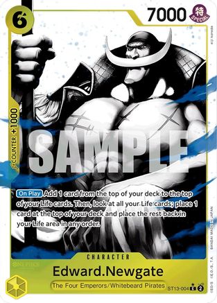 Edward.Newgate (Parallel) (ST13-004) [Ultra Deck: The Three Brothers] Foil - Deck Out Gaming