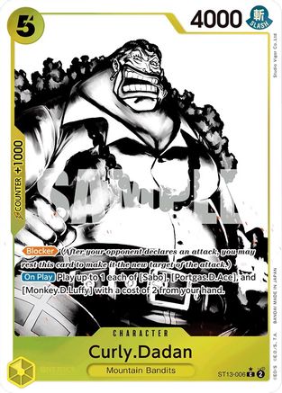Curly.Dadan (Parallel) (ST13-006) [Ultra Deck: The Three Brothers] Foil - Deck Out Gaming