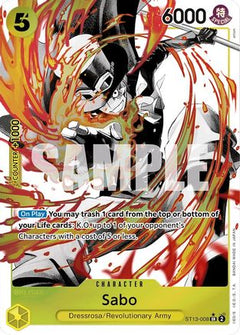 Sabo (008) (Parallel) (ST13-008) [Ultra Deck: The Three Brothers] Foil - Deck Out Gaming