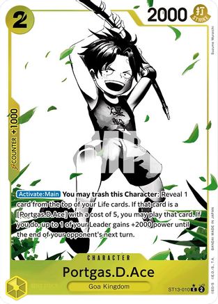 Portgas.D.Ace (010) (Parallel) (ST13-010) [Ultra Deck: The Three Brothers] Foil - Deck Out Gaming