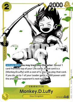 Monkey.D.Luffy (014) (Parallel) (ST13-014) [Ultra Deck: The Three Brothers] Foil - Deck Out Gaming