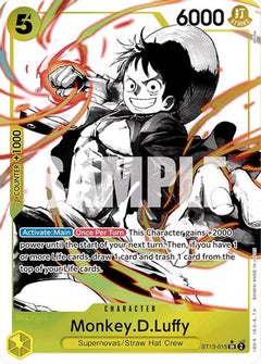 Monkey.D.Luffy (015) (Parallel) (ST13-015) [Ultra Deck: The Three Brothers] Foil - Deck Out Gaming
