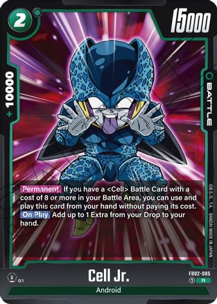 Cell Jr. (FB02-085) [Blazing Aura] Foil - Deck Out Gaming