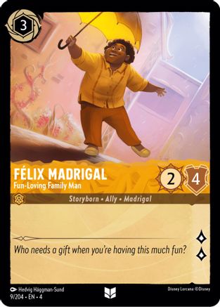 Felix Madrigal - Fun-Loving Family Man (9/204) [Ursulas Return] - Deck Out Gaming