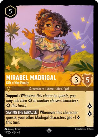 Mirabel Madrigal - Gift of the Family (18/204) [Ursulas Return] - Deck Out Gaming