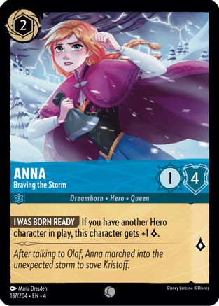 Anna - Braving the Storm (137/204) [Ursulas Return] - Deck Out Gaming