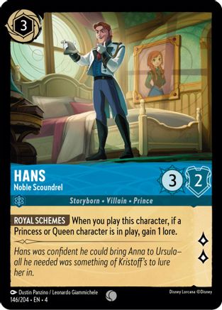 Hans - Noble Scoundrel (146/204) [Ursulas Return] - Deck Out Gaming