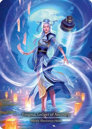 Enigma, Ledger of Ancestry (Marvel) (MST025) [Part the Mistveil] Cold Foil - Deck Out Gaming