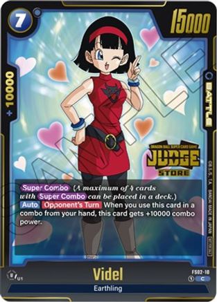 Videl (Judge Pack (Store Judge) 01) (FS02-10) [Tournament and Championship Promos] Foil - Deck Out Gaming