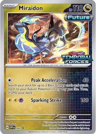 Miraidon - 092 (Prerelease) (92) [SV: Scarlet & Violet Promo Cards] Holofoil - Deck Out Gaming
