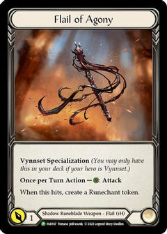 Flail of Agony - FAB167 (FAB167) [Flesh and Blood: Promo Cards] Rainbow Foil - Deck Out Gaming