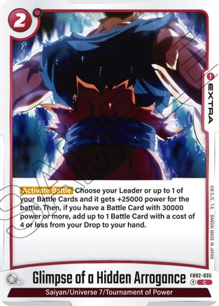 Glimpse of a Hidden Arrogance (FB02-035) [Blazing Aura] - Deck Out Gaming