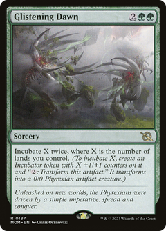 Glistening Dawn (187) [March of the Machine] foil - Deck Out Gaming