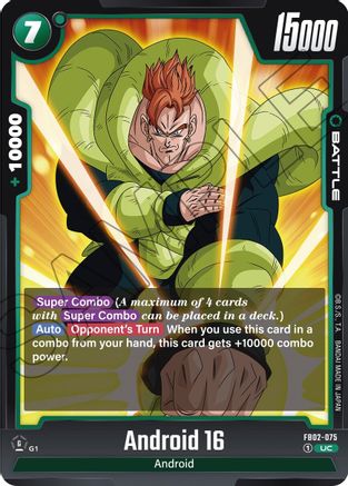 Android 16 (FB02-075) [Blazing Aura] - Deck Out Gaming