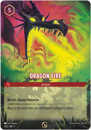 Dragon Fire (1) [Disney Lorcana Promo Cards] Holofoil - Deck Out Gaming