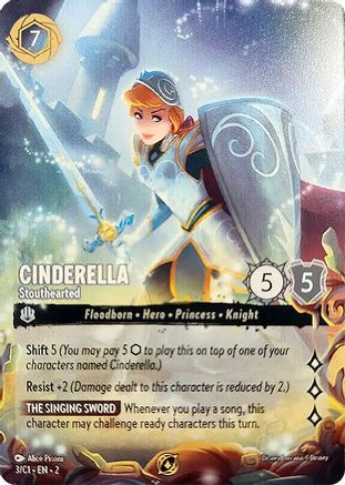 Cinderella - Stouthearted (3) [Disney Lorcana Promo Cards] Holofoil - Deck Out Gaming