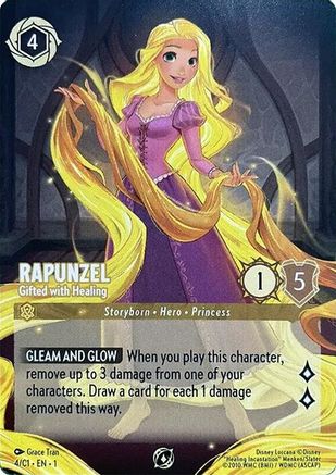 Rapunzel - Gifted with Healing (4) [Disney Lorcana Promo Cards] Holofoil - Deck Out Gaming