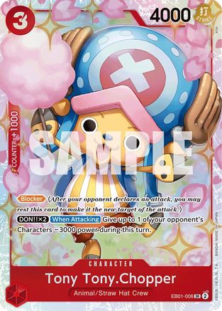 Tony Tony.Chopper (EB01-006) [Extra Booster: Memorial Collection] Foil - Deck Out Gaming