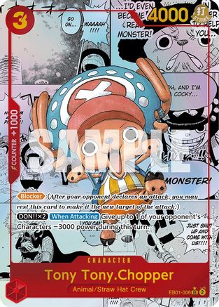 Tony Tony.Chopper (Alternate Art) (Manga) (EB01-006) [Extra Booster: Memorial Collection] Foil - Deck Out Gaming