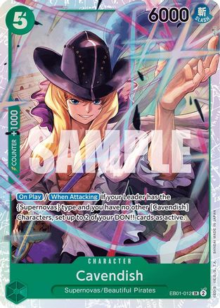 Cavendish (EB01-012) [Extra Booster: Memorial Collection] Foil - Deck Out Gaming