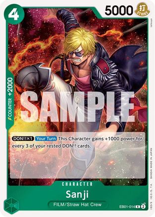 Sanji (EB01-014) [Extra Booster: Memorial Collection] Foil