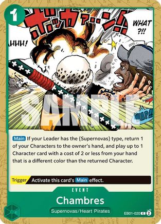 Chambres (EB01-020) [Extra Booster: Memorial Collection] - Deck Out Gaming