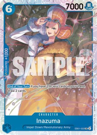 Inazuma (EB01-022) [Extra Booster: Memorial Collection] Foil - Deck Out Gaming