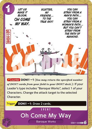 Oh Come My Way (EB01-038) [Extra Booster: Memorial Collection] - Deck Out Gaming