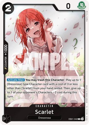 Scarlet (EB01-042) [Extra Booster: Memorial Collection] Foil - Deck Out Gaming