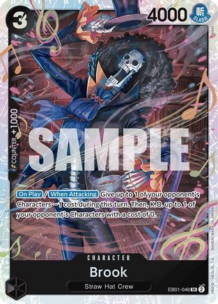 Brook (046) (EB01-046) [Extra Booster: Memorial Collection] Foil - Deck Out Gaming