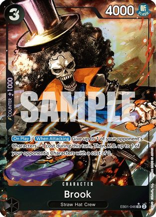 Brook (046) (Alternate Art) (EB01-046) [Extra Booster: Memorial Collection] Foil - Deck Out Gaming