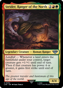 Strider, Ranger of the North (232) [The Lord of the Rings: Tales of Middle-earth] foil - Deck Out Gaming