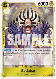 Gedatsu (Judge Pack Vol. 3) (OP05-102) [One Piece Promotion Cards] Foil - Deck Out Gaming