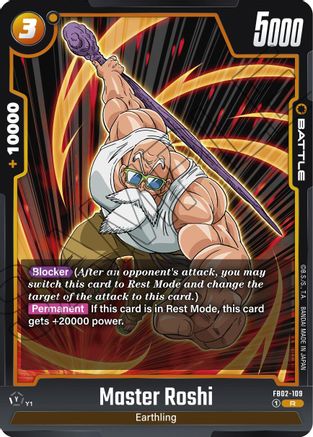 Master Roshi - FB02-109 (FB02-109) [Blazing Aura] Foil - Deck Out Gaming