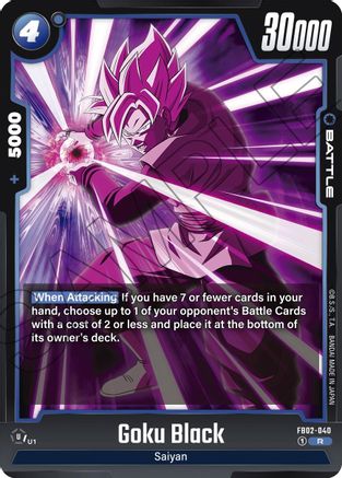 Goku Black - FB02-040 (FB02-040) [Blazing Aura] Foil - Deck Out Gaming