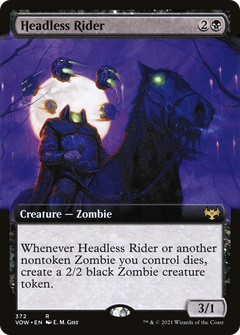 Headless Rider (Extended Art) (372) [Innistrad: Crimson Vow] foil - Deck Out Gaming