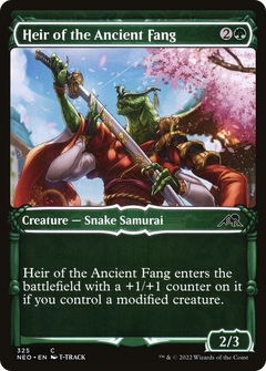 Heir of the Ancient Fang (Showcase) (325) [Kamigawa: Neon Dynasty] - Deck Out Gaming