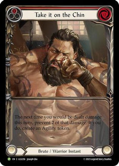 Take it on the Chin - LGS256 (LGS256) [Flesh and Blood: Promo Cards] Rainbow Foil - Deck Out Gaming