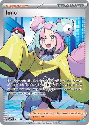 Iono - 124 (124) [SV: Scarlet & Violet Promo Cards] Holofoil - Deck Out Gaming